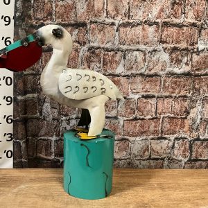 pelican on post