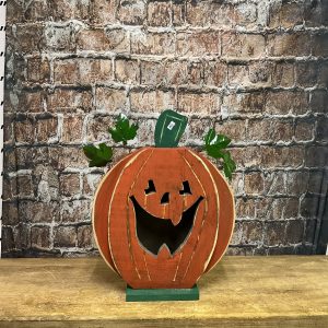 wooden pumpkin