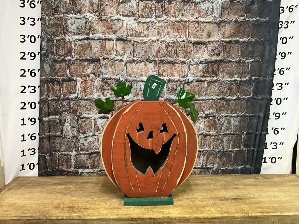 wooden pumpkin