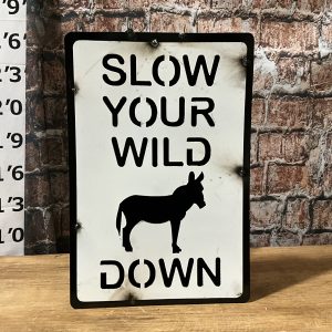slow your wild ass down
