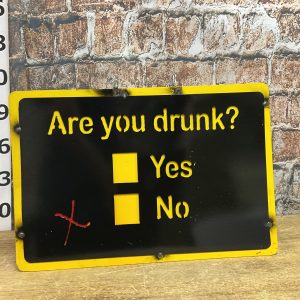 Are you drunk?