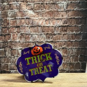 trick or treat sign