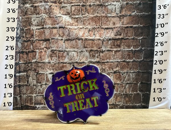 trick or treat sign
