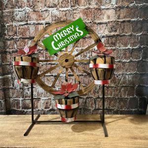 Christmas wheel wagon
