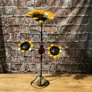 sunflower with ladybug