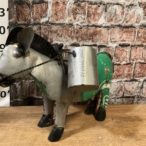 donkey with baskets