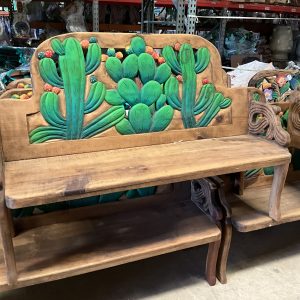 wooden bench