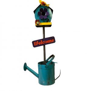 sunflower pitcher birdhouse