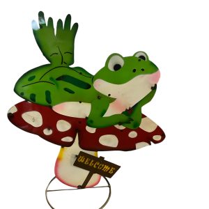 2-D welcome frog