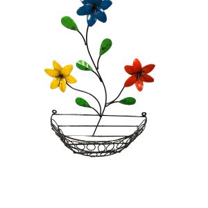 wall hanging flower basket