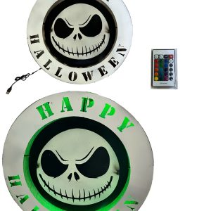 *Halloween Exclusive* Halloween Jack Light-Up LED Rustic Sign