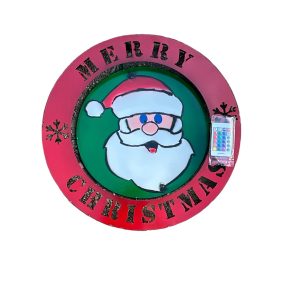 Santa Light-Up LED sign