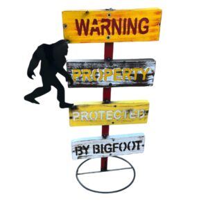 warning big foot
