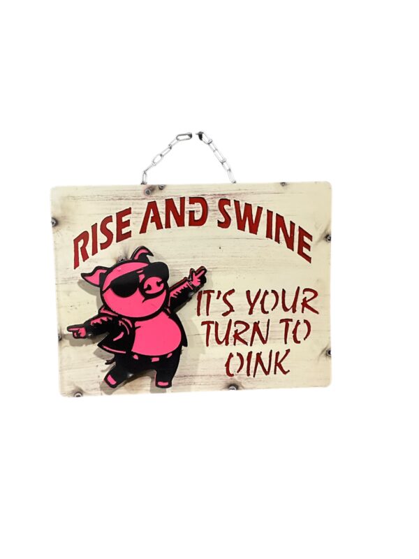 rise & shine sign